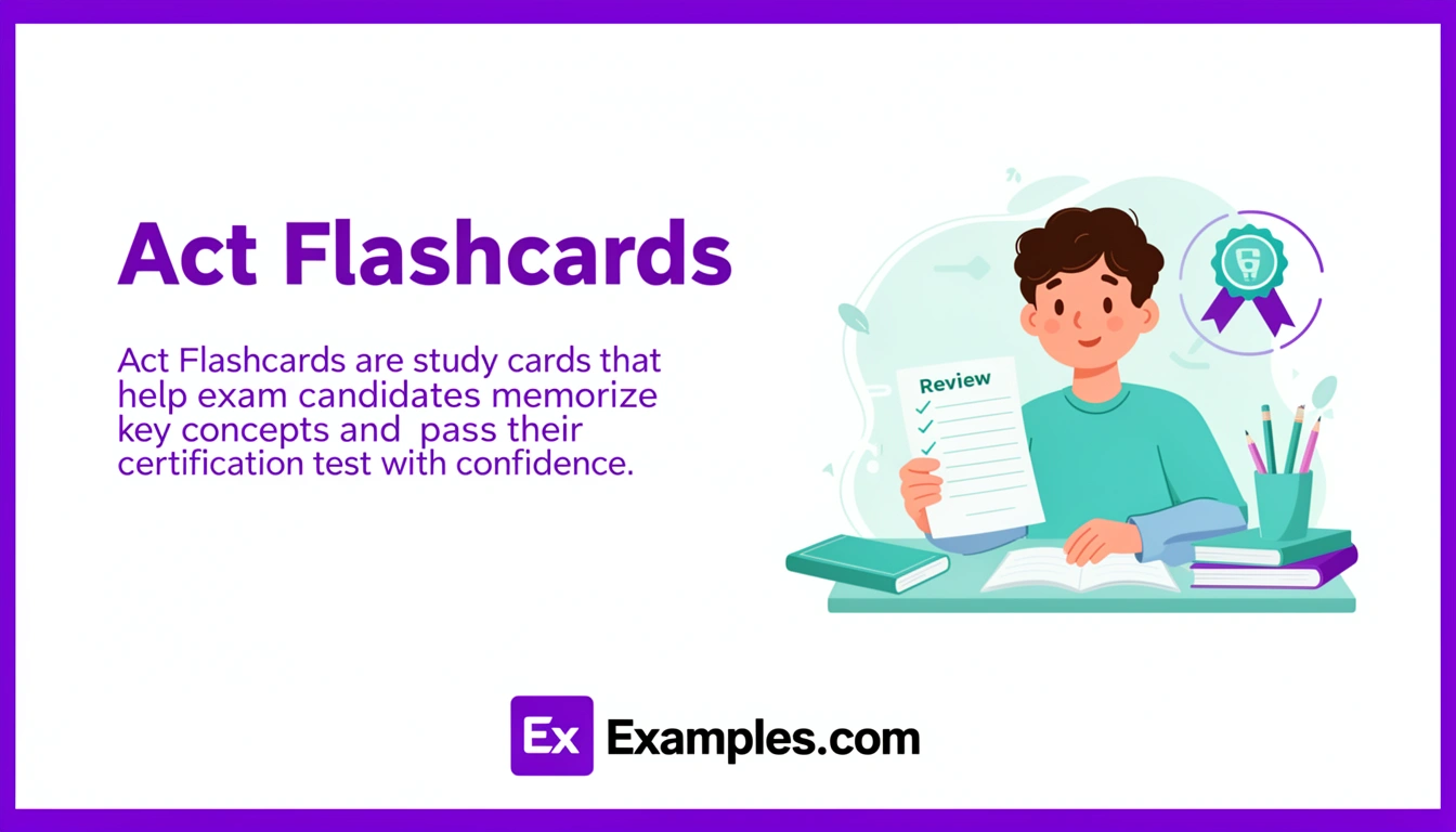 Act Flashcard Examples, Create Act Flashcards with AI