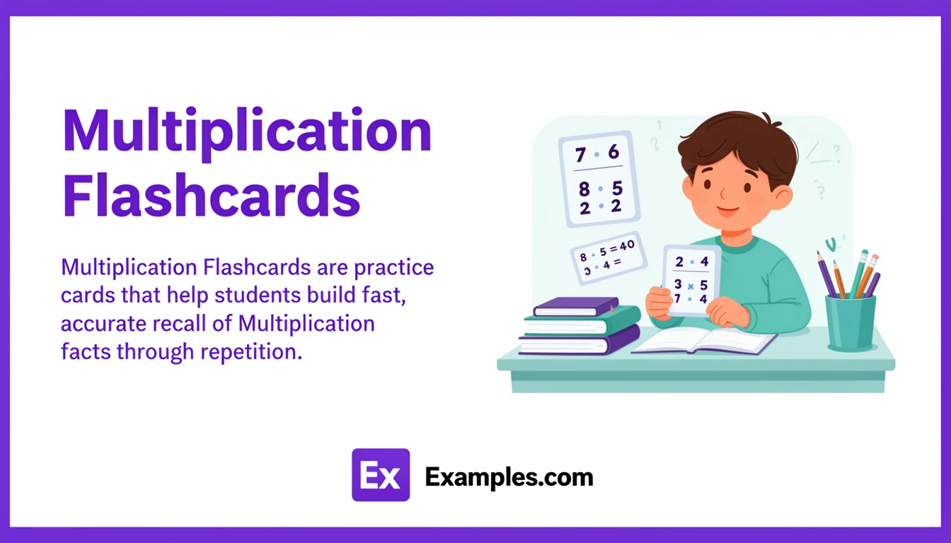 multiplication flashcards