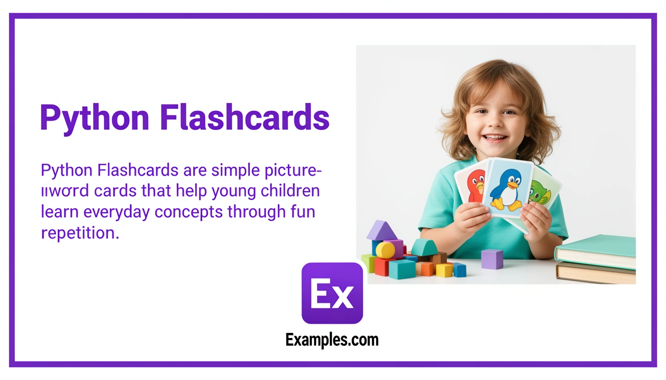 Python Flashcard Examples, Create Python Flashcards with AI