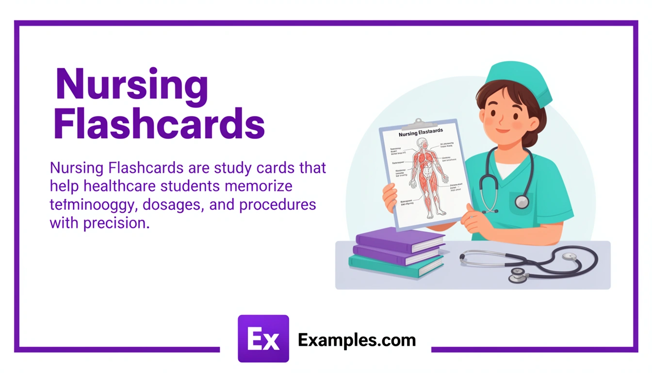 Nursing Flashcard Examples, Create Nursing Flashcards with AI