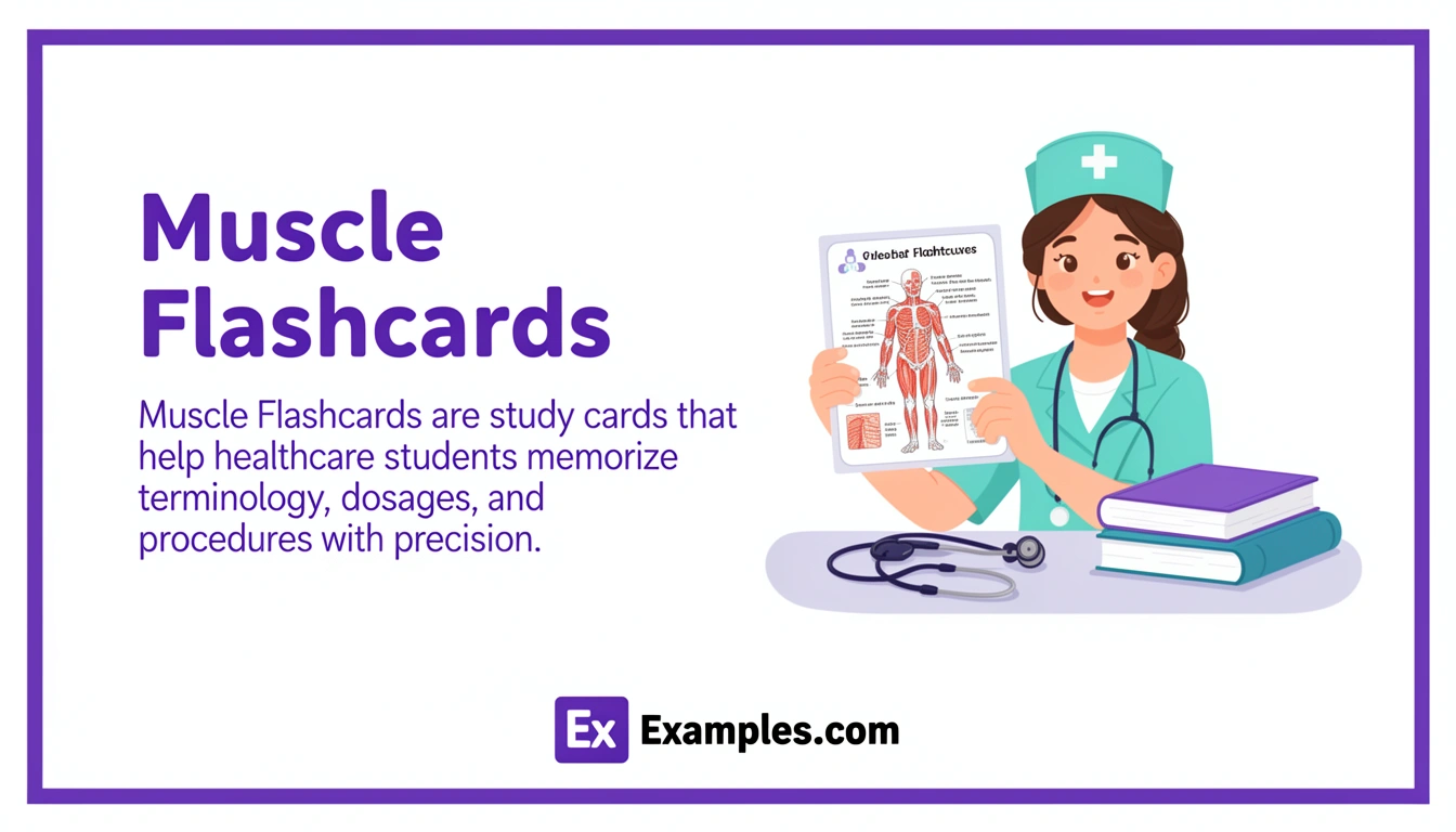 Muscle Flashcard Examples, Create Muscle Flashcards with AI
