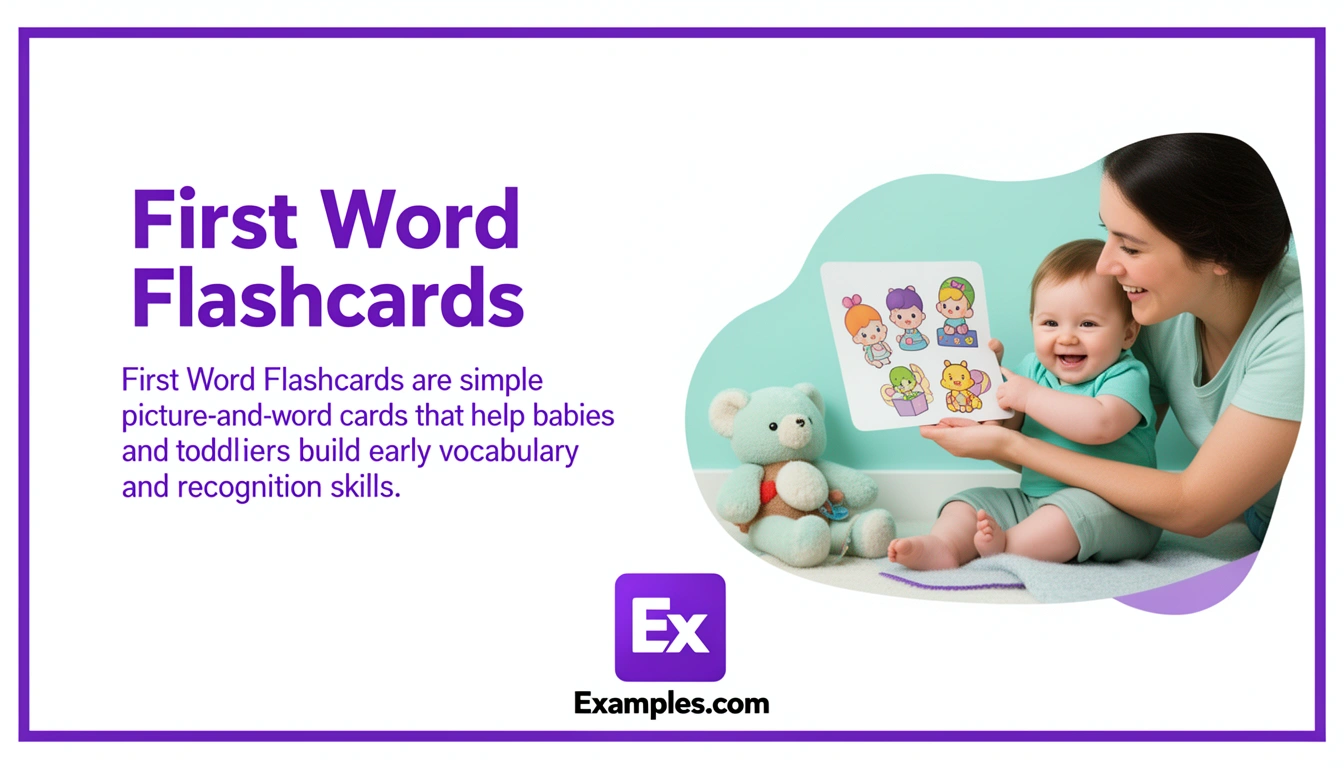 First Word Flashcard Examples, Create First Word Flashcards with AI