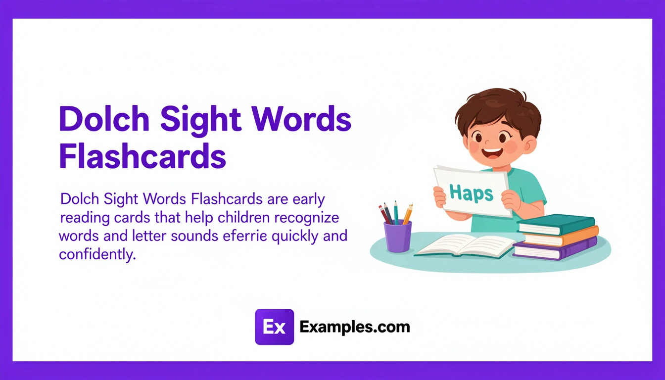 Dolch Sight Words Flashcard Examples, Create Dolch Sight Words Flashcards with AI