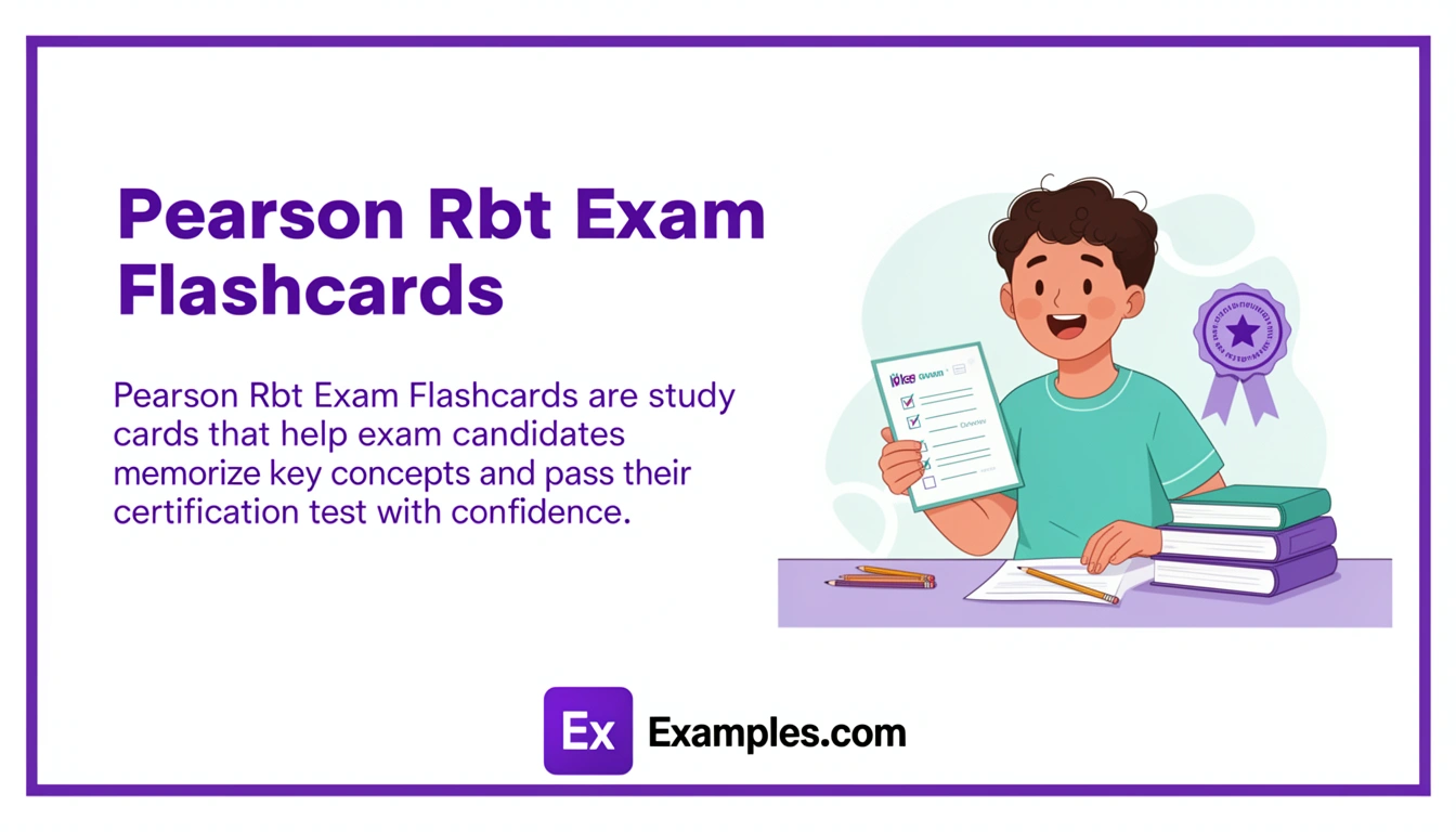 pearson rbt exam flashcards