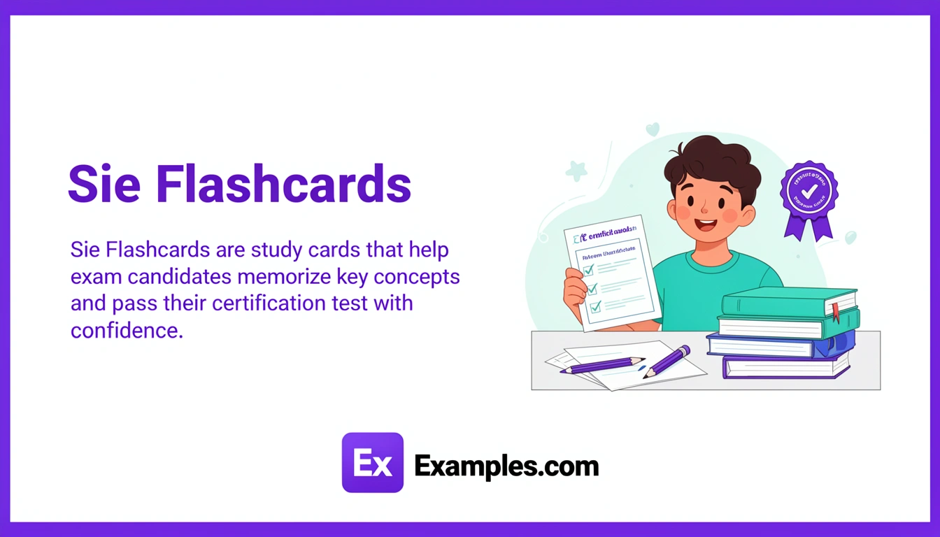 Sie Flashcard Examples, Create Sie Flashcards with AI