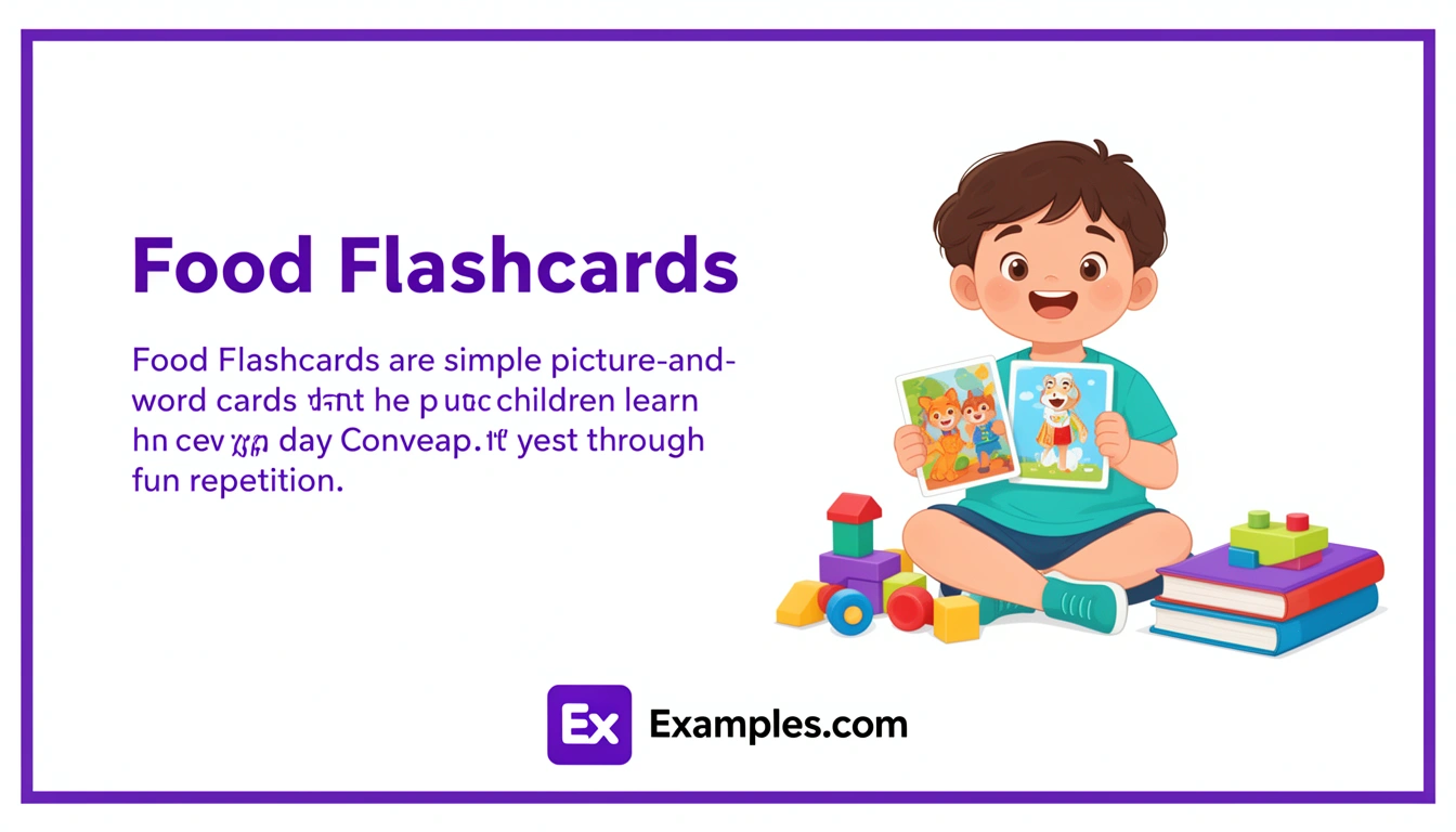 food flashcards