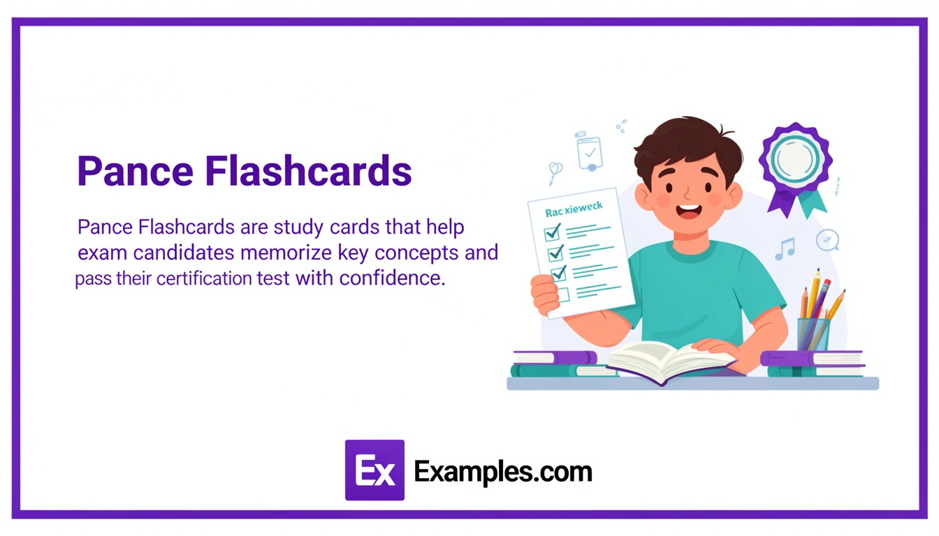 Pance Flashcard Examples, Create Pance Flashcards with AI