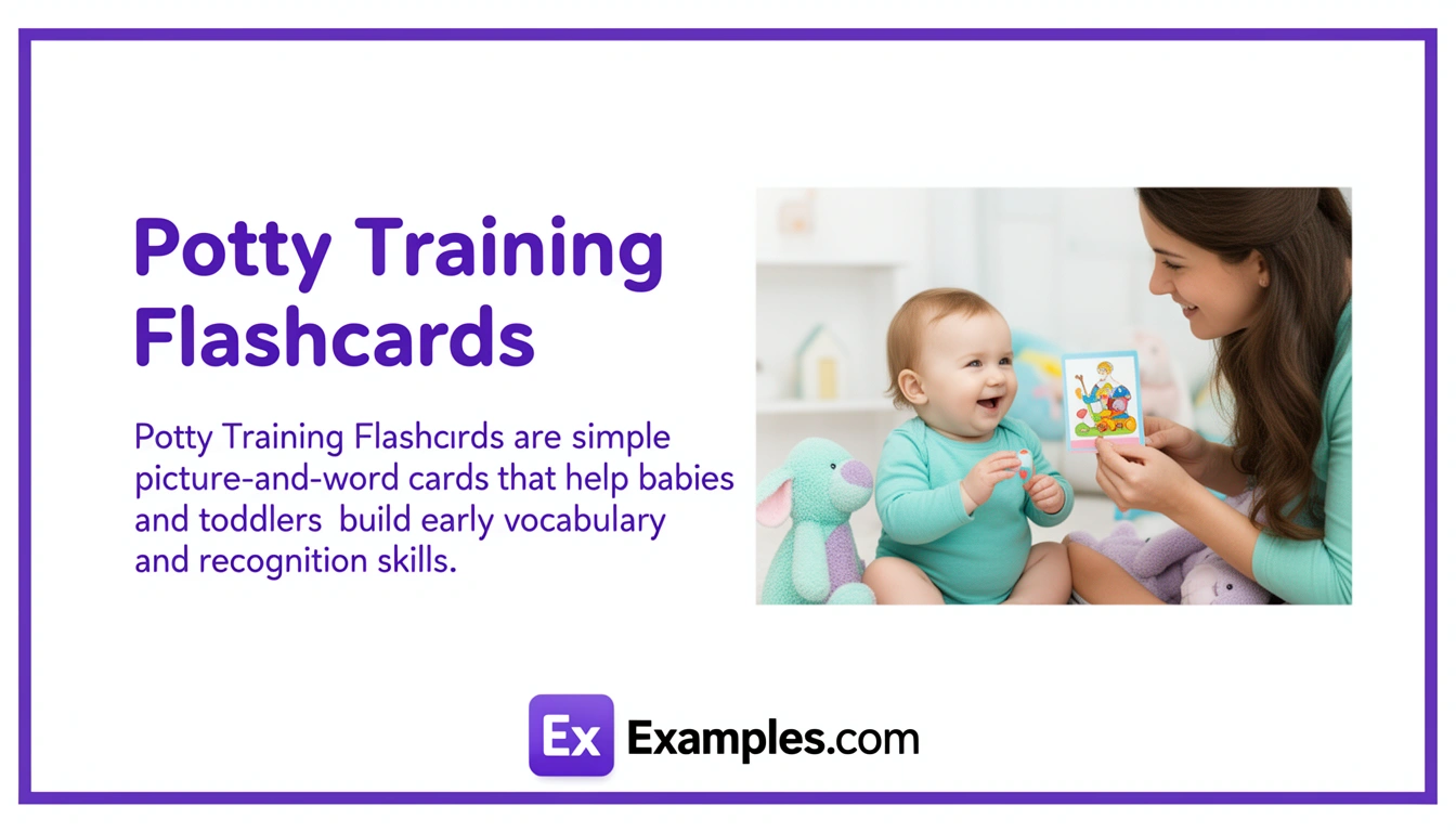Potty Training Flashcard Examples, Create Potty Training Flashcards with AI
