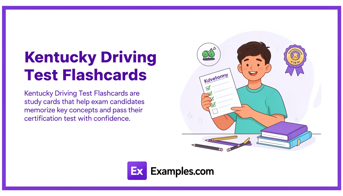 kentucky driving test flashcards