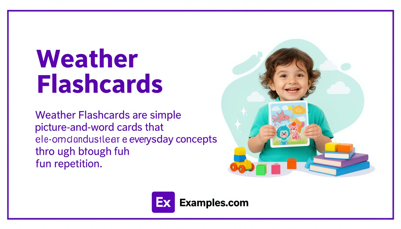 Weather Flashcard Examples, Create Weather Flashcards with AI