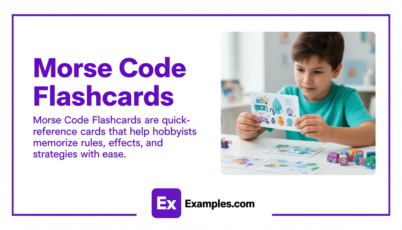 Morse Code Flashcard Examples, Create Morse Code Flashcards with AI