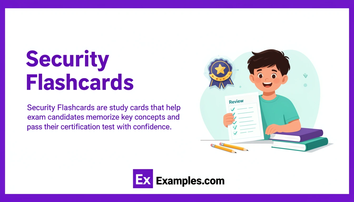 Security Flashcard Examples, Create Security Flashcards with AI