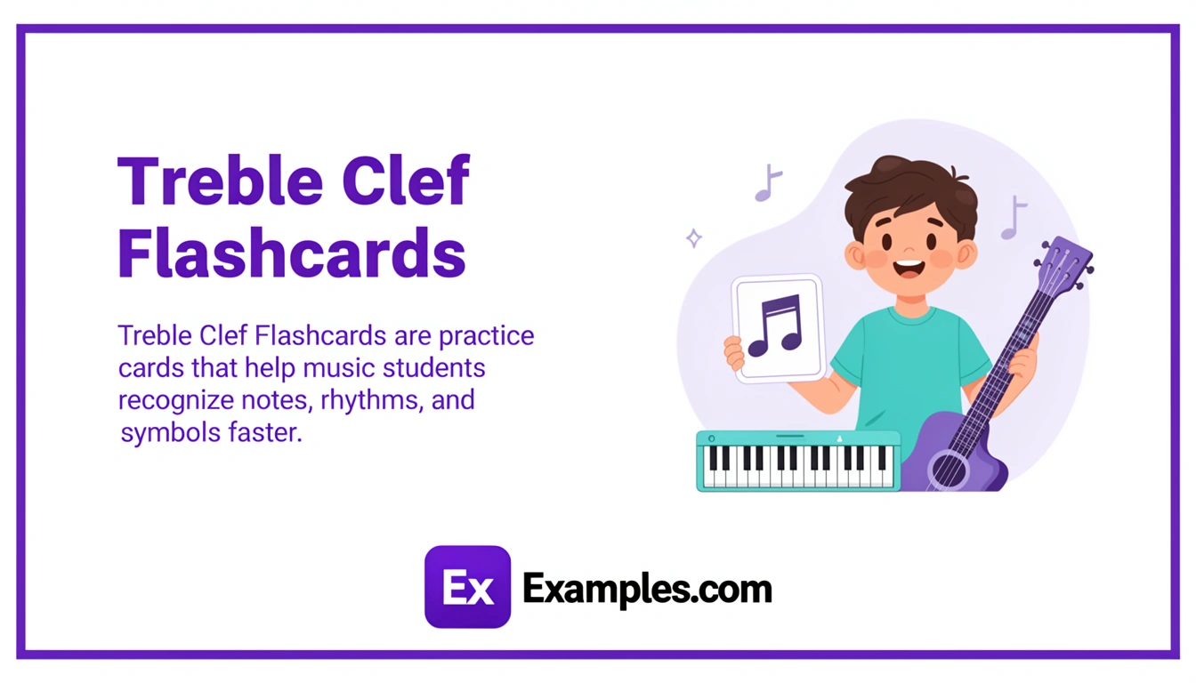 treble clef flashcards