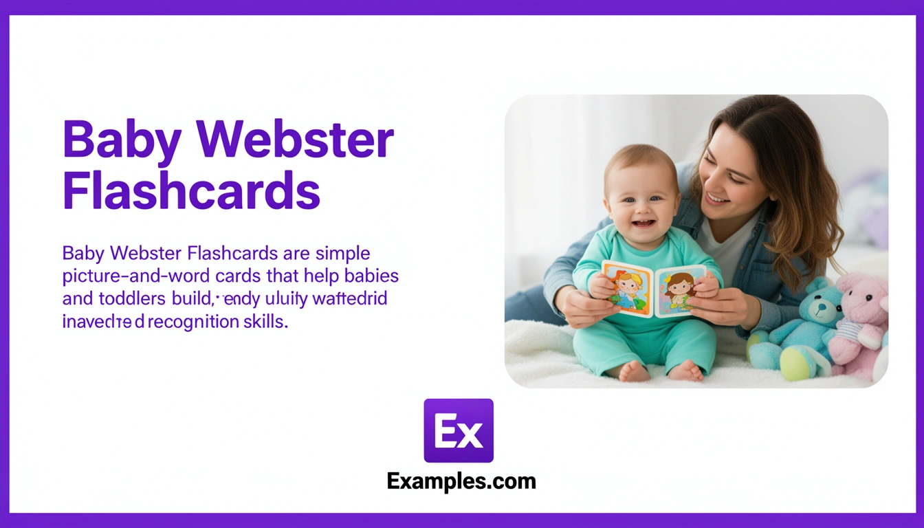 Baby Webster Flashcard Examples, Create Baby Webster Flashcards with AI