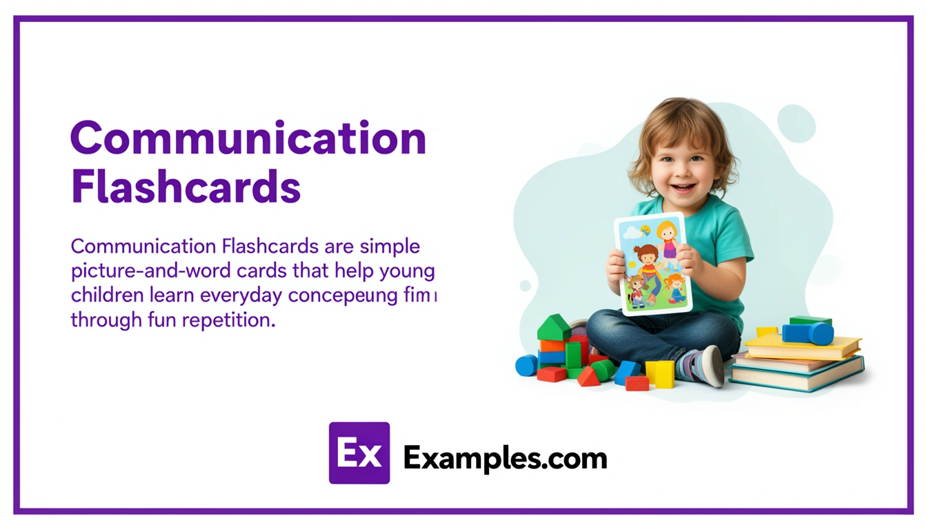 Communication Flashcard Examples, Create Communication Flashcards with AI