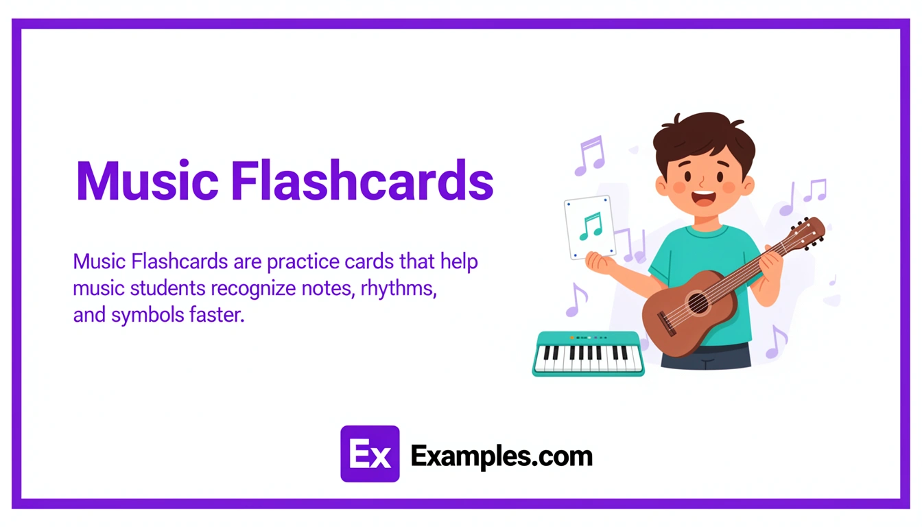 Music Flashcard Examples, Create Music Flashcards with AI