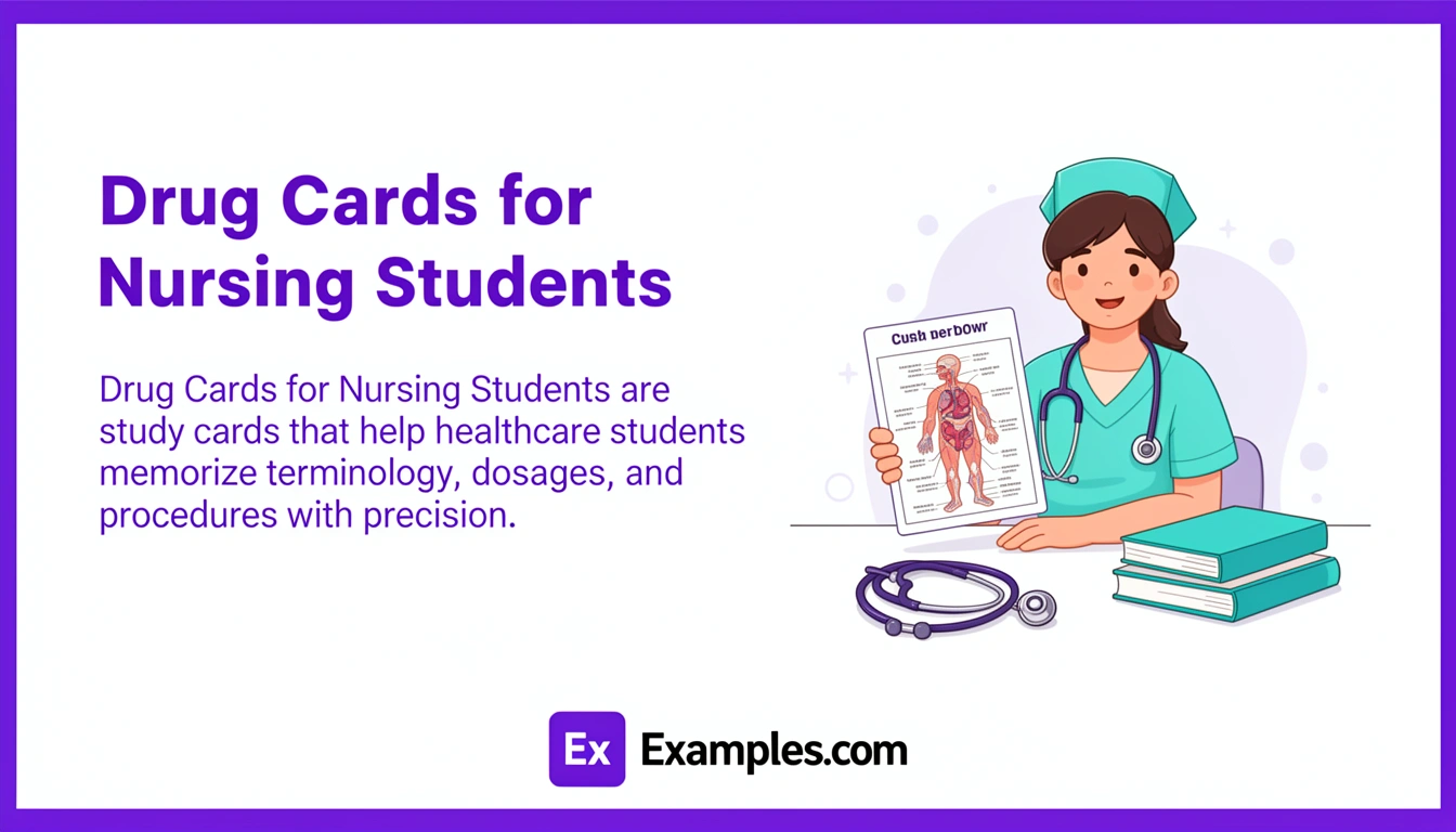 Drug for Nursing Students Flashcard Examples, Create Drug for Nursing Students Flashcards with AI