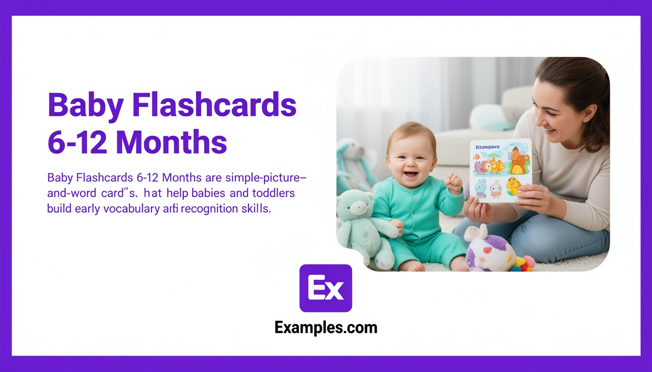 baby flashcards 6-12 months