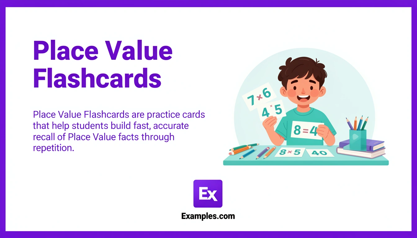 Place Value Flashcard Examples, Create Place Value Flashcards with AI