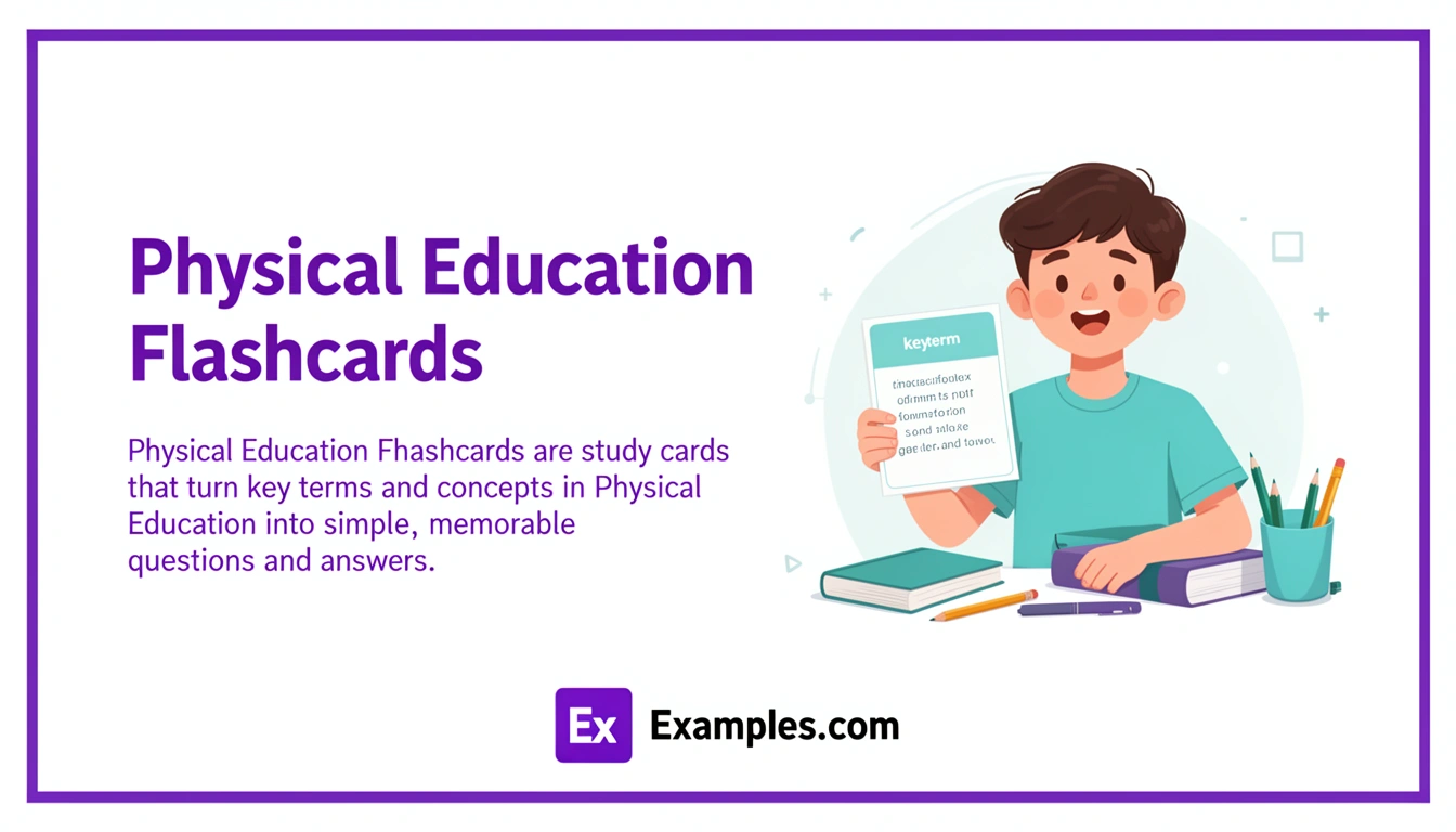 physical education flashcards