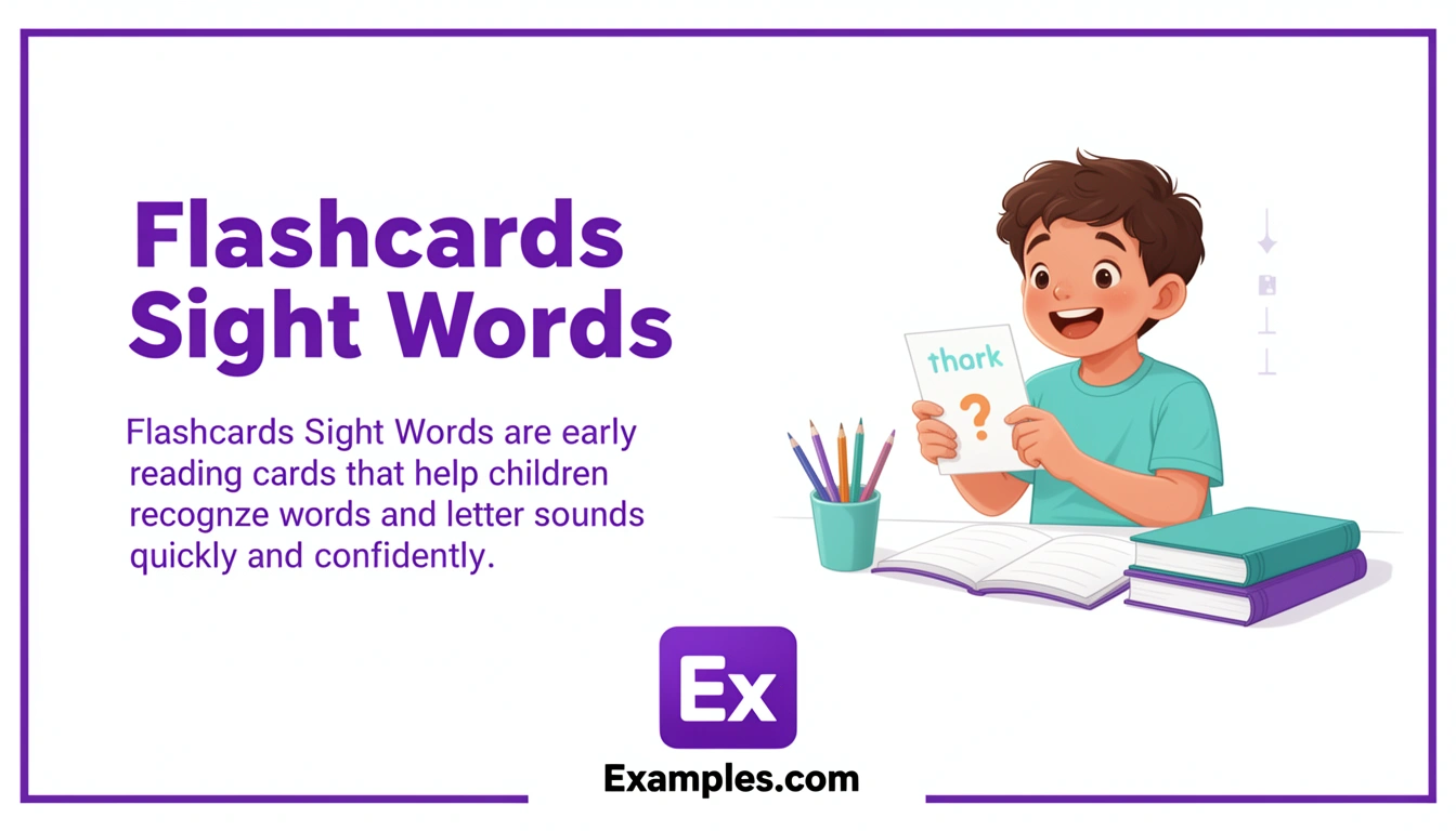 Sight Words Flashcard Examples, Create Sight Words Flashcards with AI