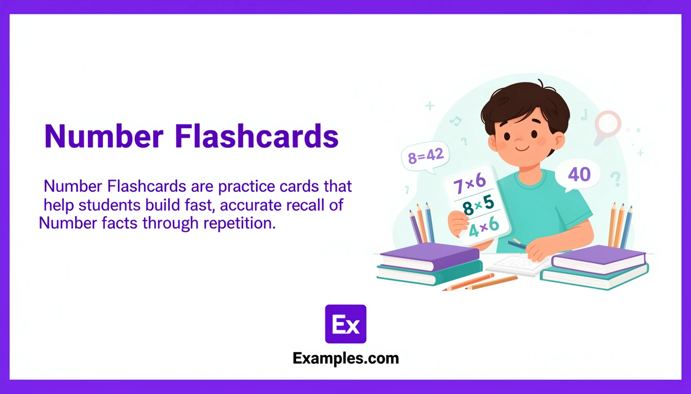 Number Flashcard Examples, Create Number Flashcards with AI