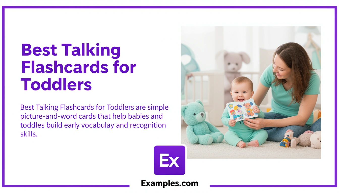 Best Talking for Toddlers Flashcard Examples, Create Best Talking for Toddlers Flashcards with AI