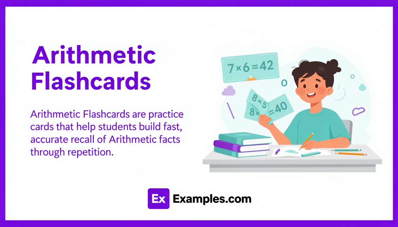 arithmetic flashcards