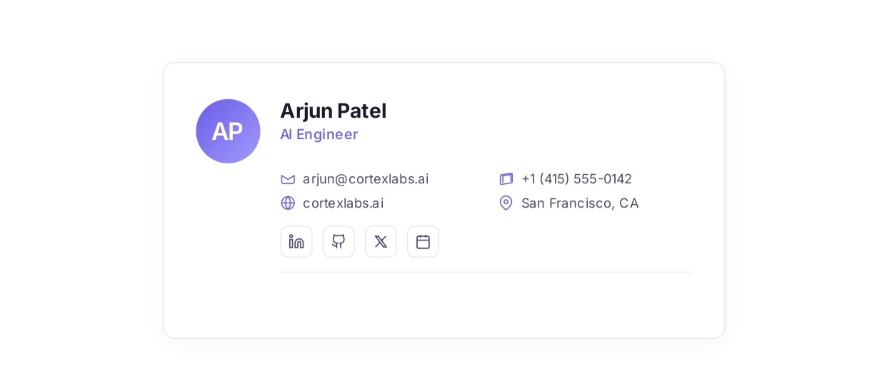 AI Engineer Email Signature - Free AI Email Signature Generator, 50+ Real Email Signature Examples