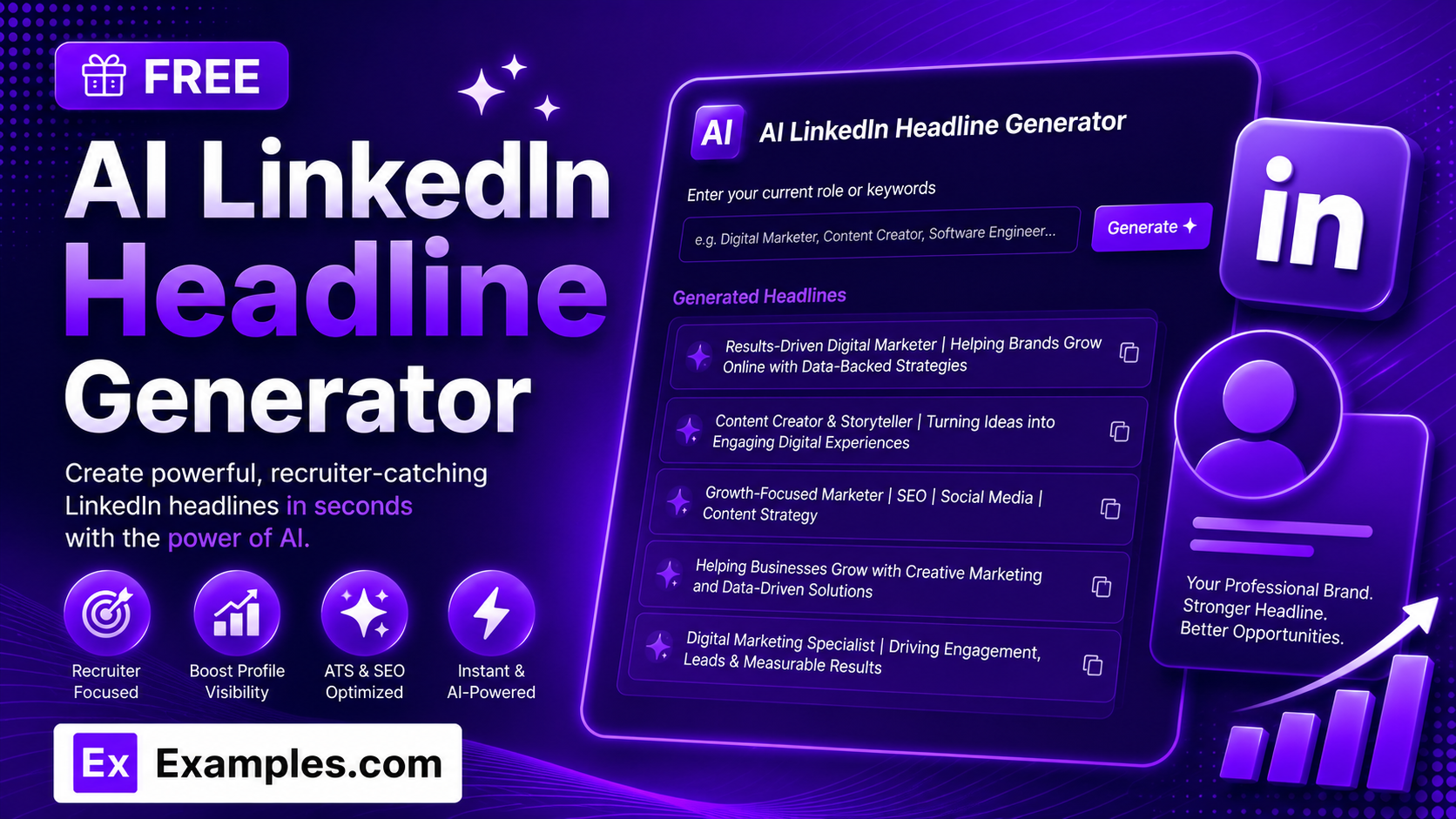 Free AI Linkedin Headline Generator