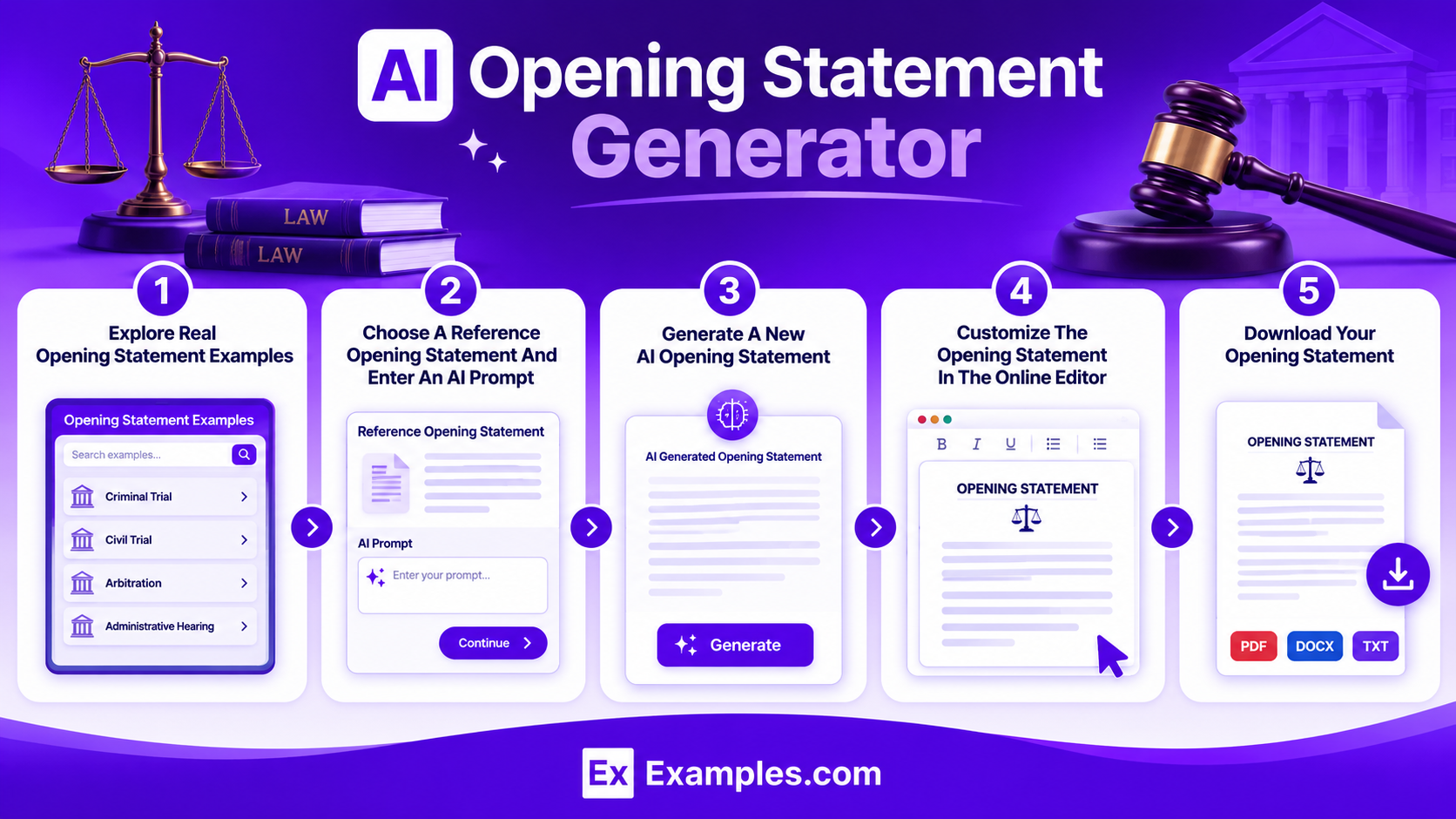 AI Opening Statement Generator
