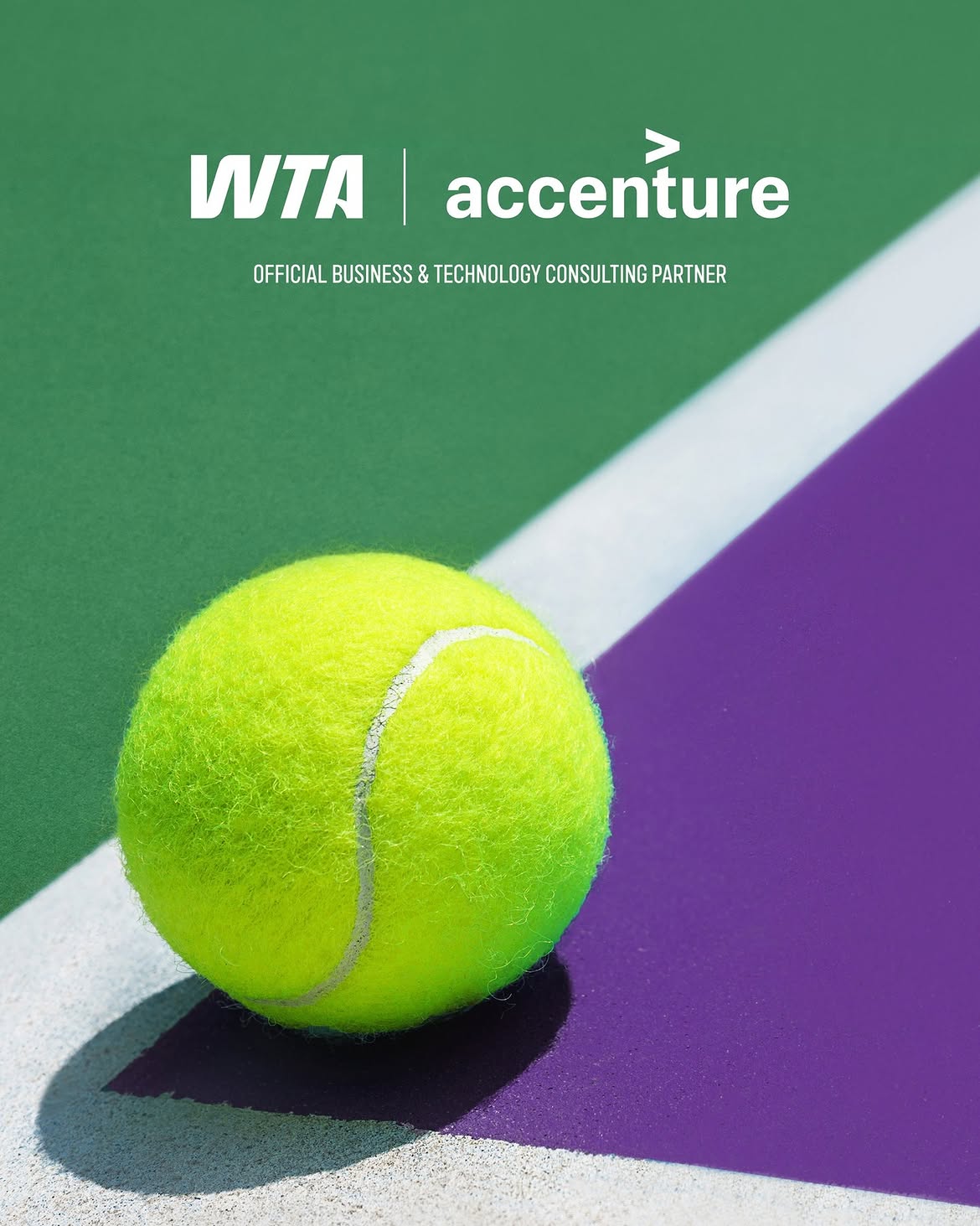 Accenture WTA Partnership Social Media Post - Free AI Social Media Post Generator, 50+ Real Social Media Post Examples