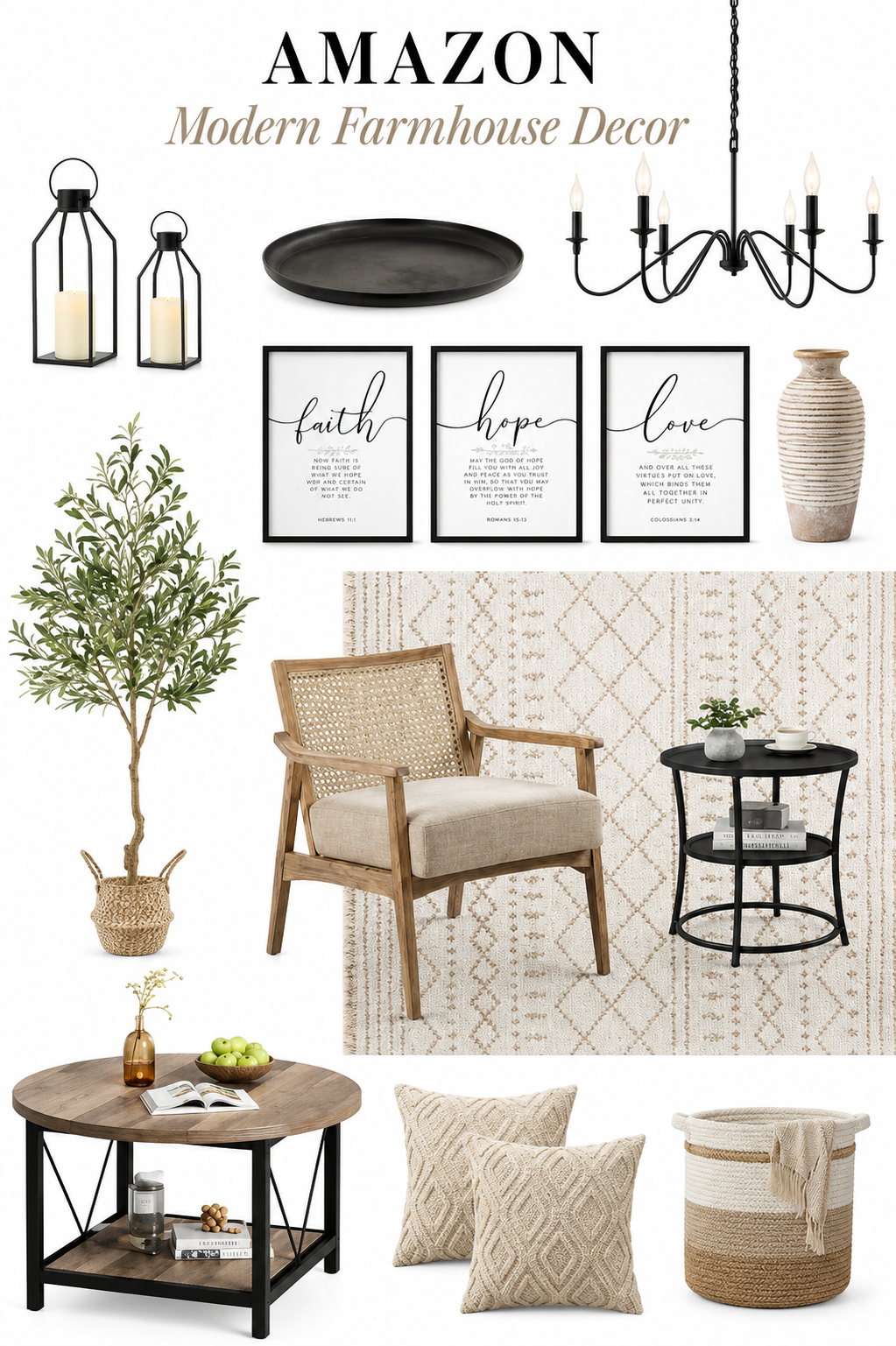 Amazon Farmhouse Decor Mood Board - Free AI Mood Board Generator, 50+ Real Mood Board Examples