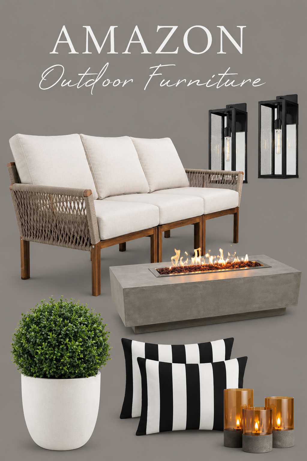 Amazon Outdoor Furniture Mood Board - Free AI Mood Board Generator, 50+ Real Mood Board Examples
