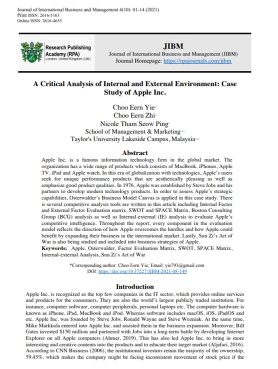 Apple Case Study - Free AI Case Study Generator, 50+ Real Case Study Examples