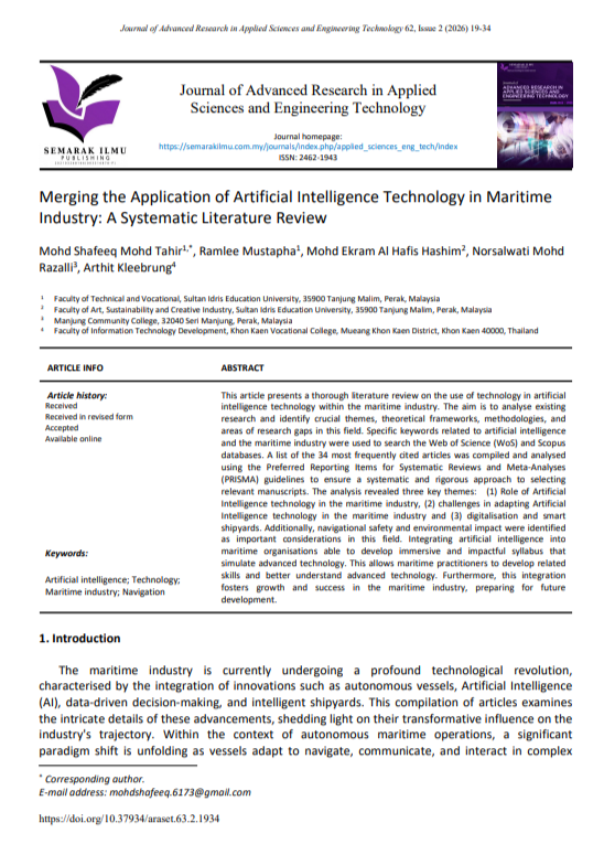 Artiﬁcial intelligence Applications in Maritime Industry - Free AI Artificial Intelligence Applications Generator, 50+ Real Artificial Intelligence Application Examples