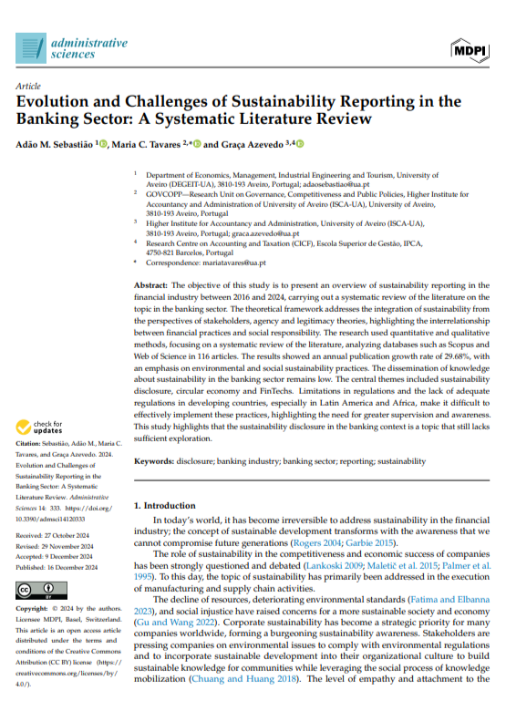 Banking Sustainability Report