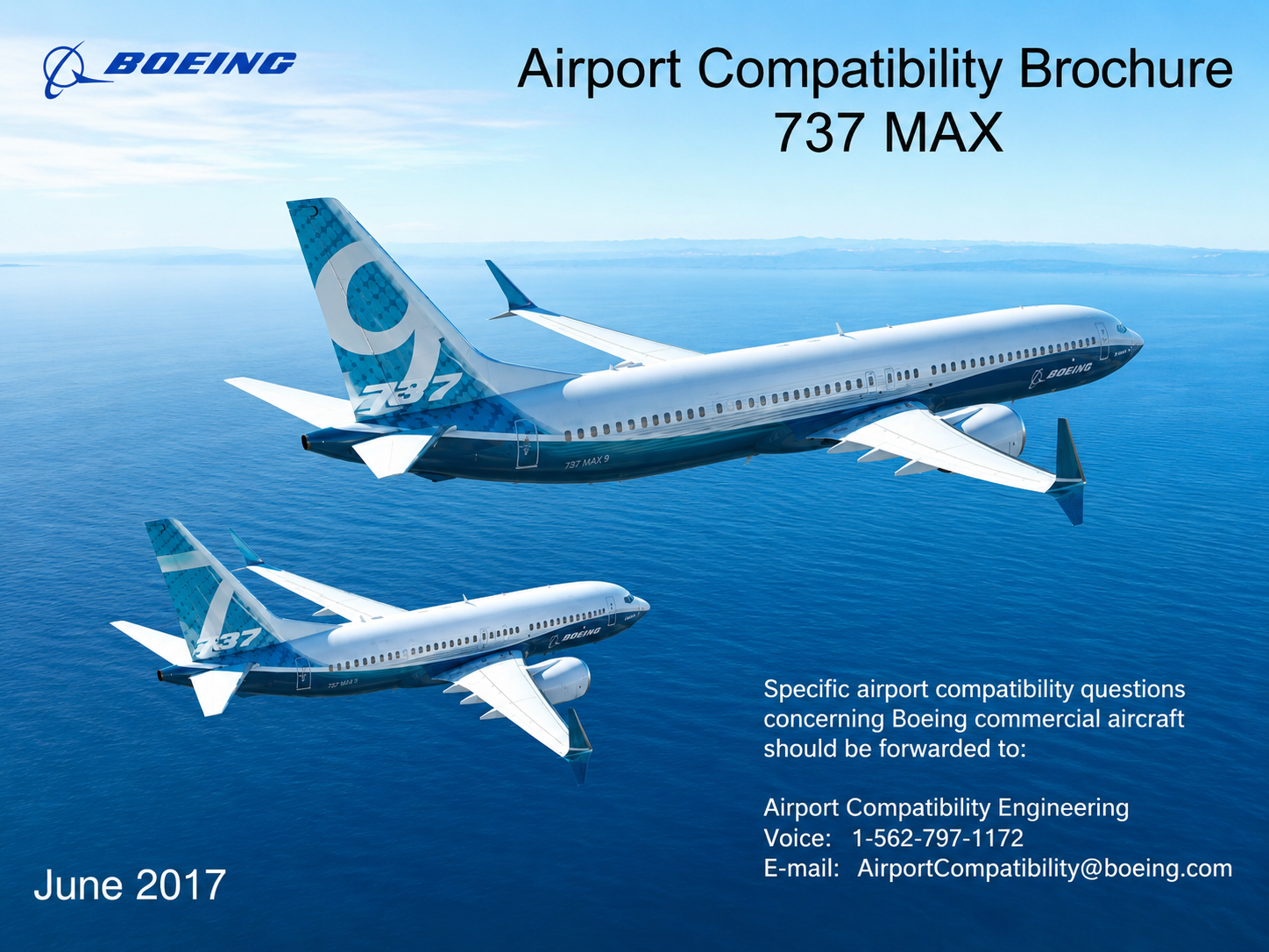 Boeing Airport Compatibility Brochure - Free AI Brochure Generator, 50+ Real Brochure Examples