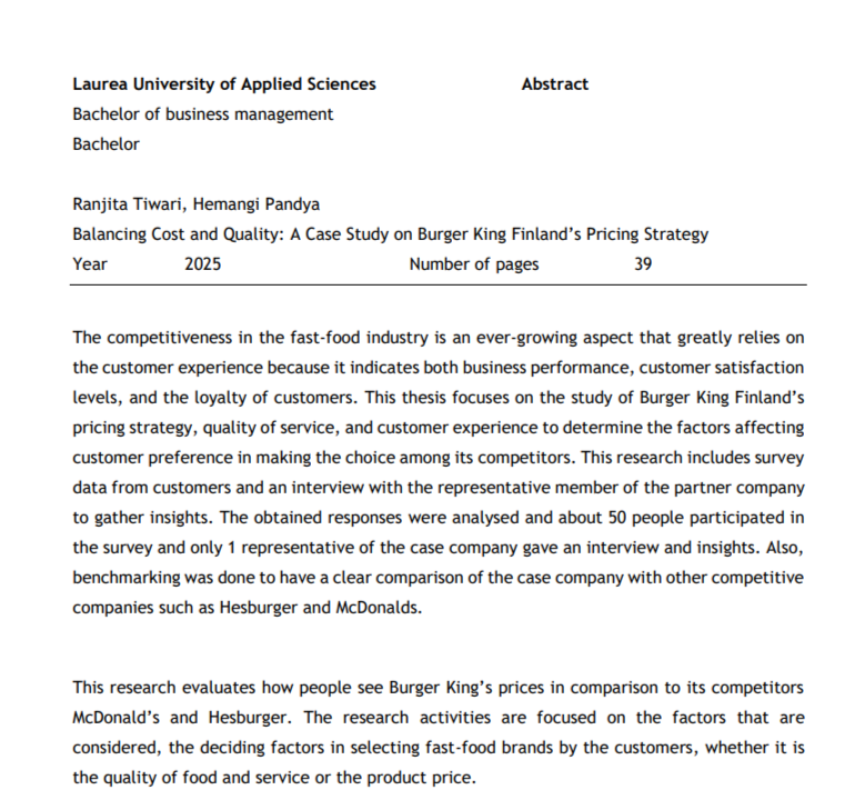 Burger King Case Study - Free AI Case Study Generator, 50+ Real Case Study Examples
