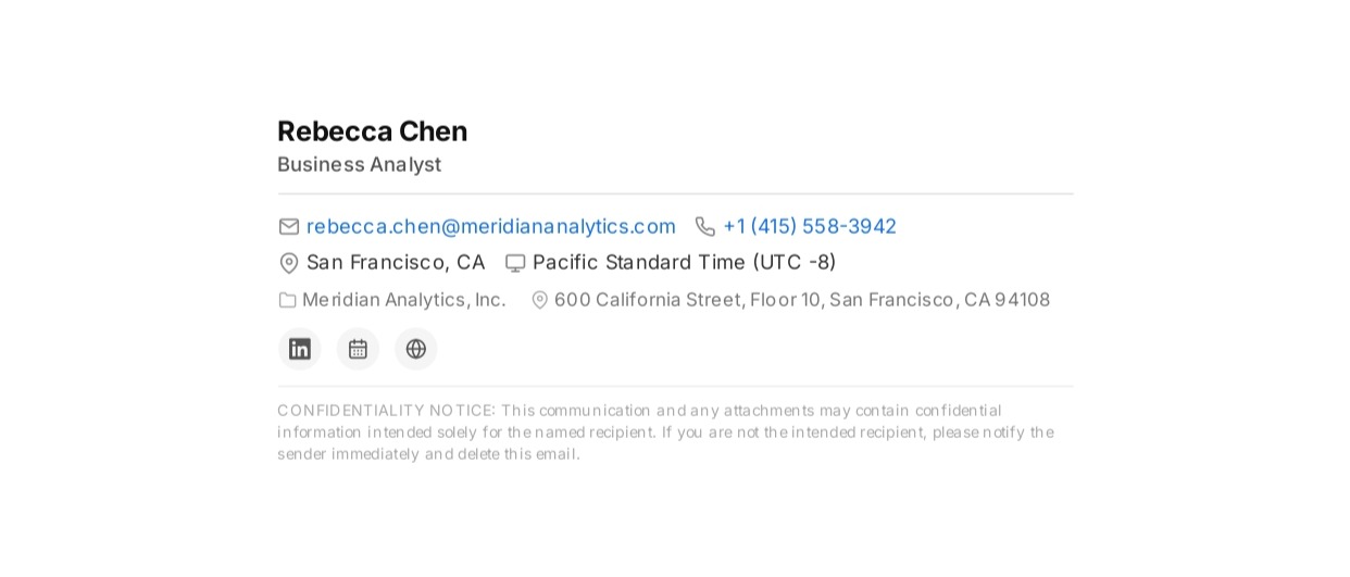 Business Analyst Email Signature - Free AI Email Signature Generator, 50+ Real Email Signature Examples