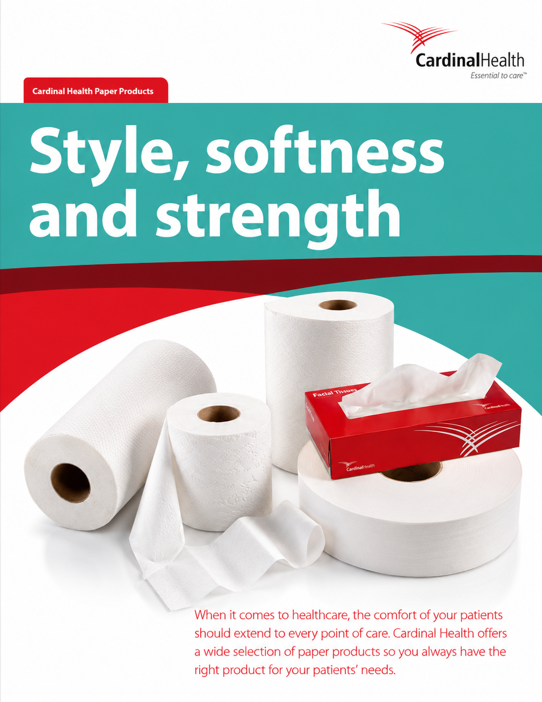Cardinal Health Paper Products Brochure - Free AI Brochure Generator, 50+ Real Brochure Examples