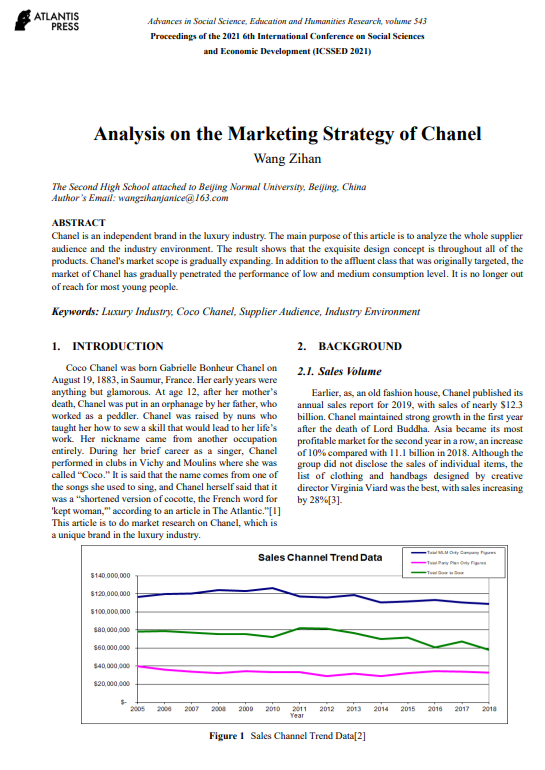 Chanel Marketing Strategy - Free AI Marketing Strategy Generator, 50+ Real Marketing Strategy Examples