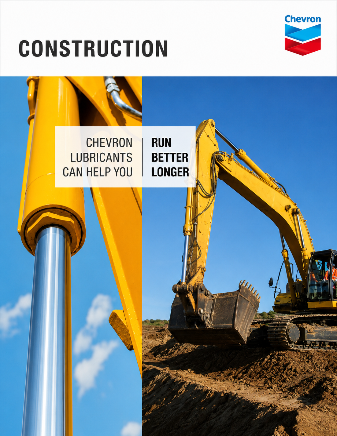 Chevron Construction Lubricants Brochure - Free AI Brochure Generator, 50+ Real Brochure Examples