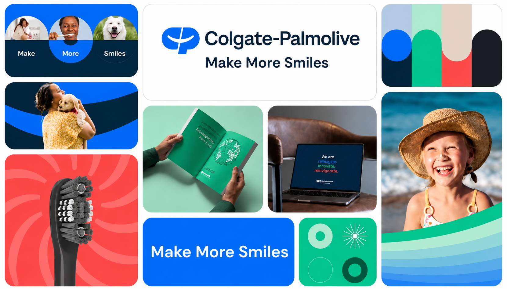 Colgate-Palmolive Brand Identity Mood Board - Free AI Mood Board Generator, 50+ Real Mood Board Examples