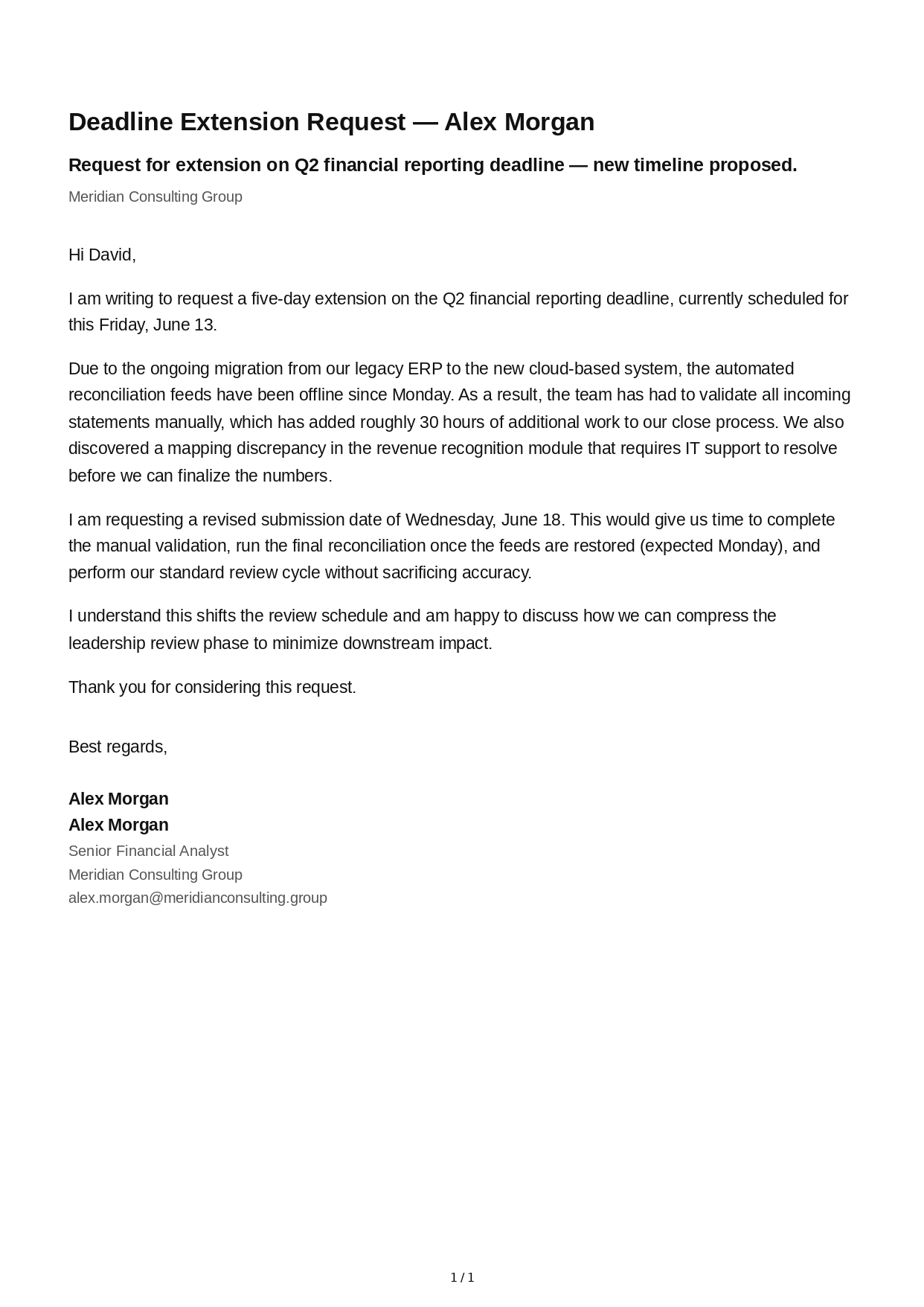 Deadline Extension Request Email - Free AI Email Generator, 50+ Real Email Examples