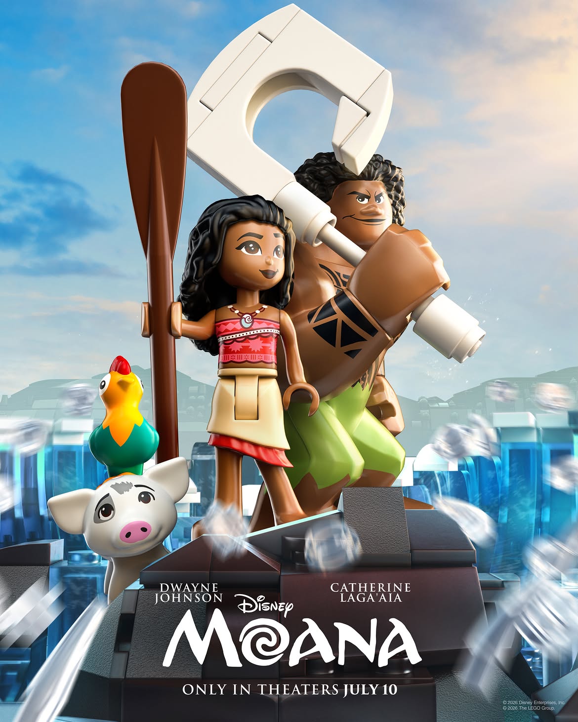 Disney LEGO Moana Movie Social Media Post - Free AI Social Media Post Generator, 50+ Real Social Media Post Examples