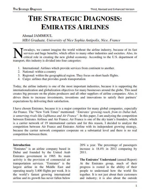 Emirates Marketing Strategy - Free AI Marketing Strategy Generator, 50+ Real Marketing Strategy Examples