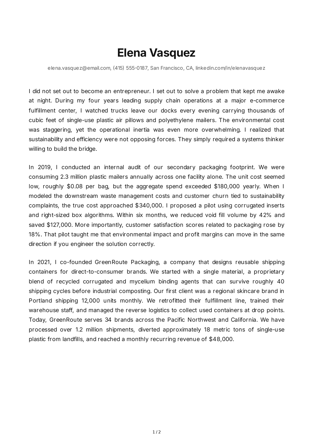 Entrepreneurship Personal Statement - Free AI Personal Statement Generator, 50+ Real Personal Statement Examples