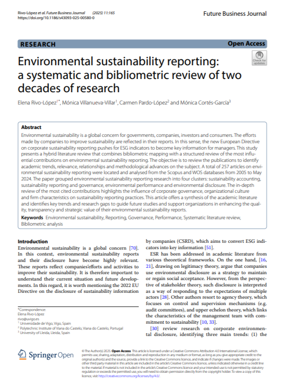 Environmental Sustainability Report