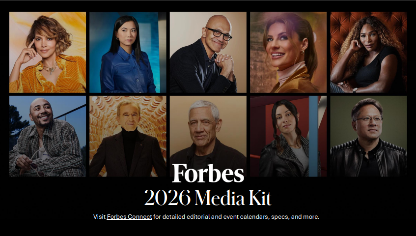 Forbes Global Media Kit - Free AI Media Kit Generator, 50+ Real Media Kit Examples